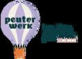 Logo peuterwerk met ondertitel 'Jouw kleine, grote wereld!'